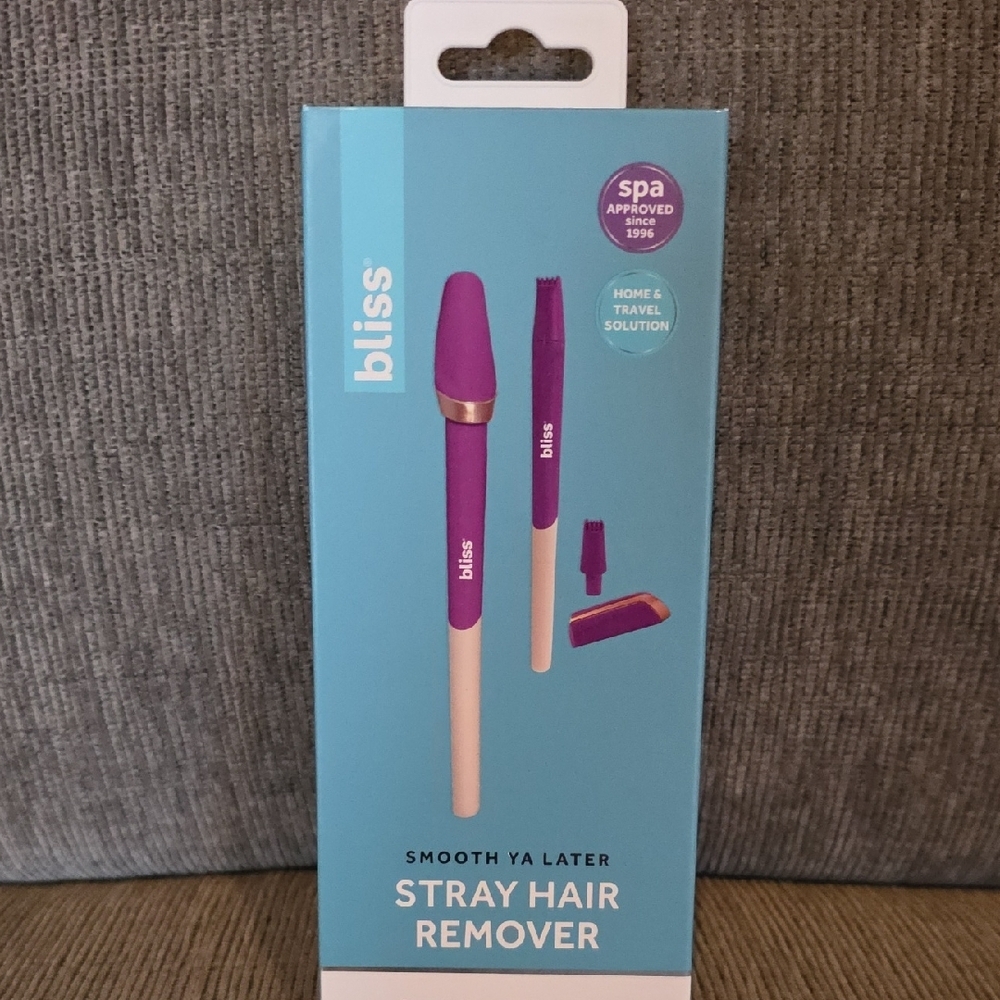 Bliss Smooth Ya Later Stray Hair Remover‎ - Purple and White, New